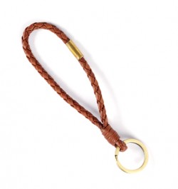 Leather-keyring-Brown-Short-Line-01